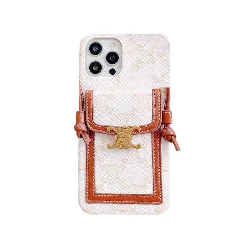Cás Bán Celine iPhone Le Sealbhóir Cárta -LH240109
