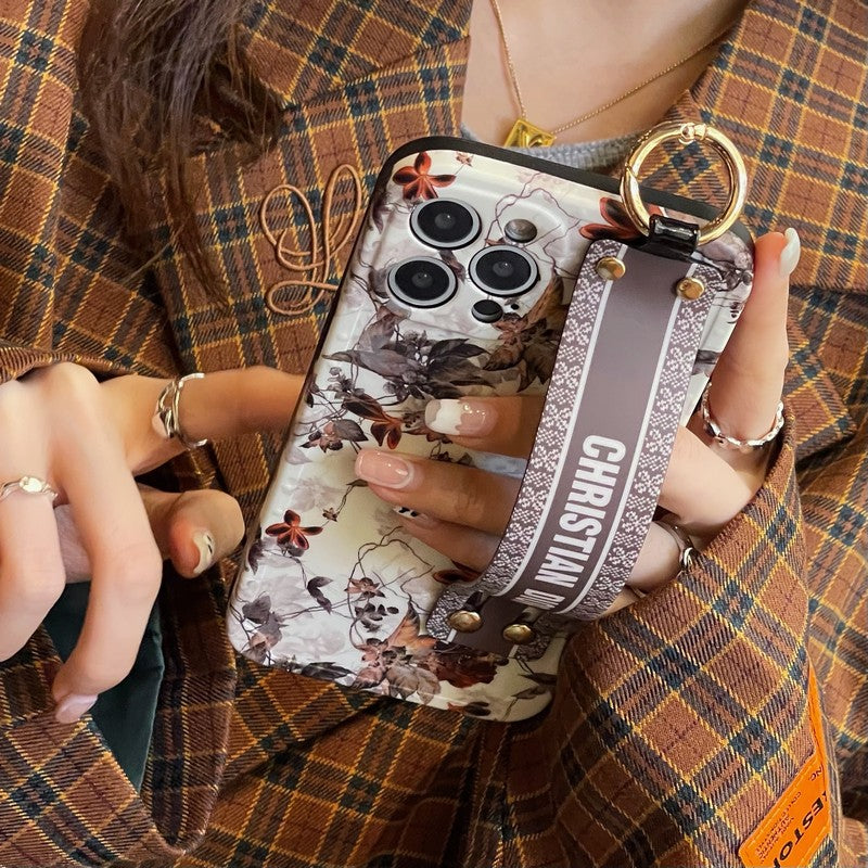 ファッションメープルリーフリストバンドiPhoneケース