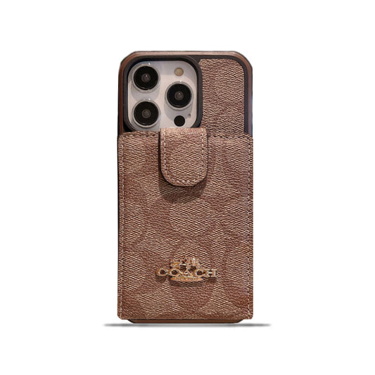 ウォレット付きクラシック iPhone ケース -LBK241416
