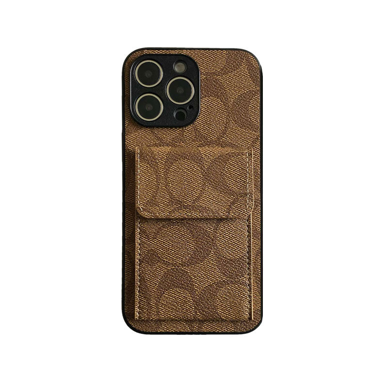 Klasična torbica za iPhone z denarnico črna-HP240513