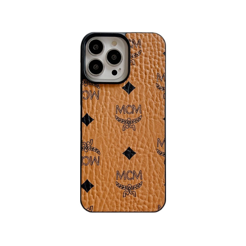 Coque iPhone MCM Jaune-MCK240603