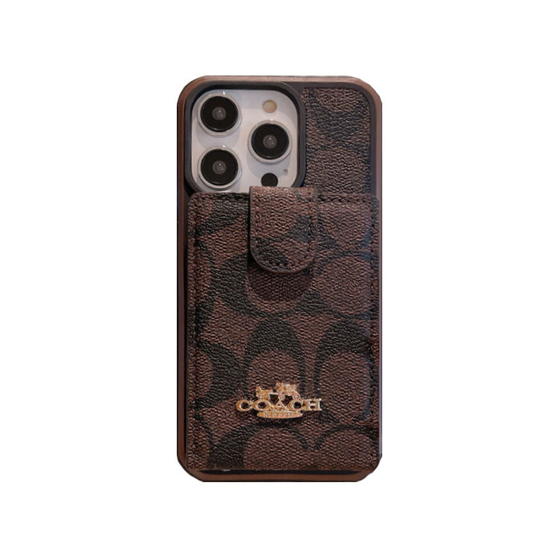ウォレット付きクラシック iPhone ケース -LBK241416