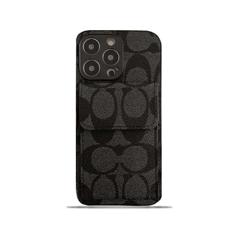Klasična torbica za iPhone z denarnico črna-HP240513