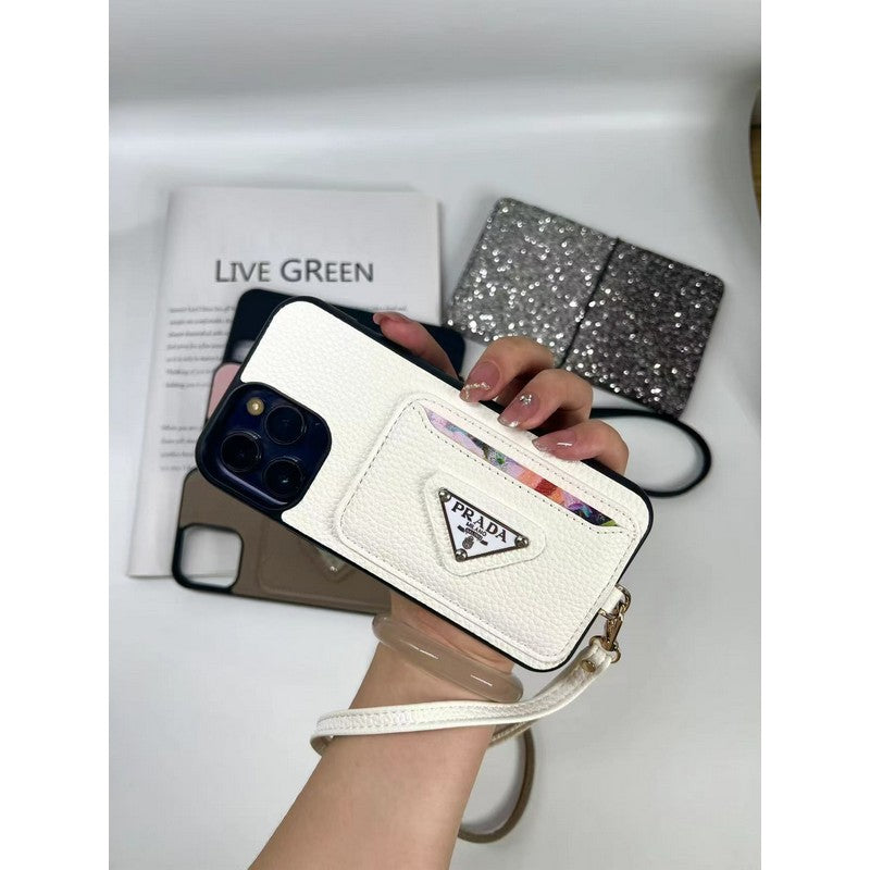 豪華4色カードバッグiPhoneケース