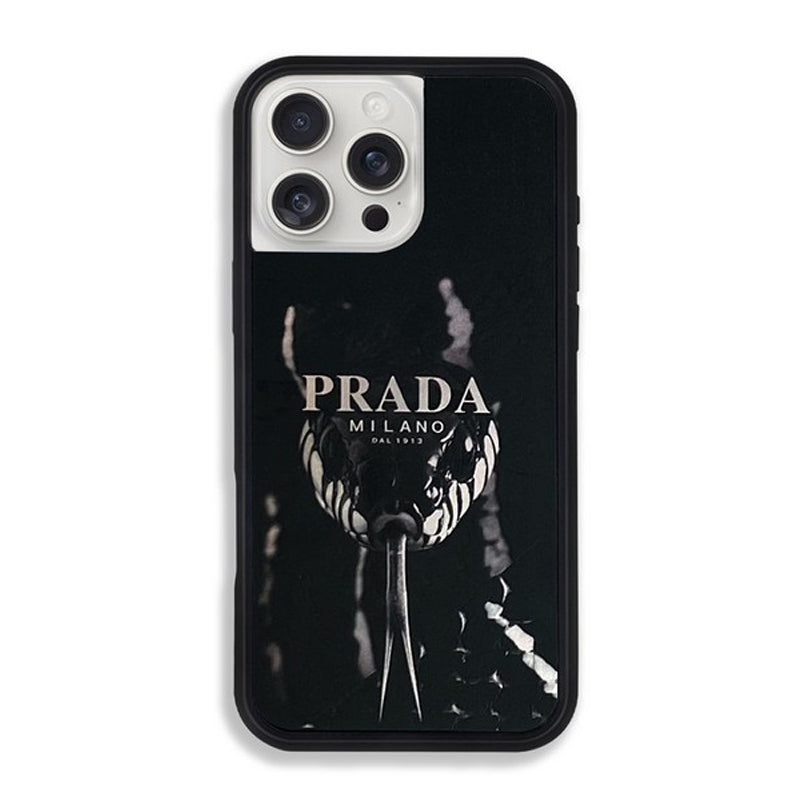 Luxe zwart iPhone-hoesje