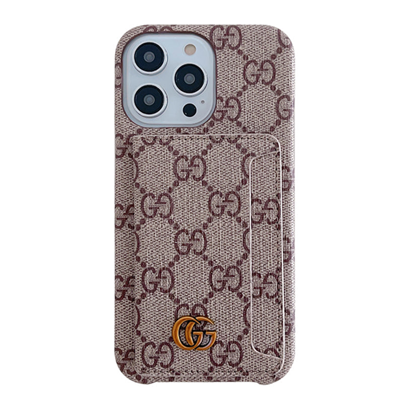 Premium kortholder iPhone-deksel