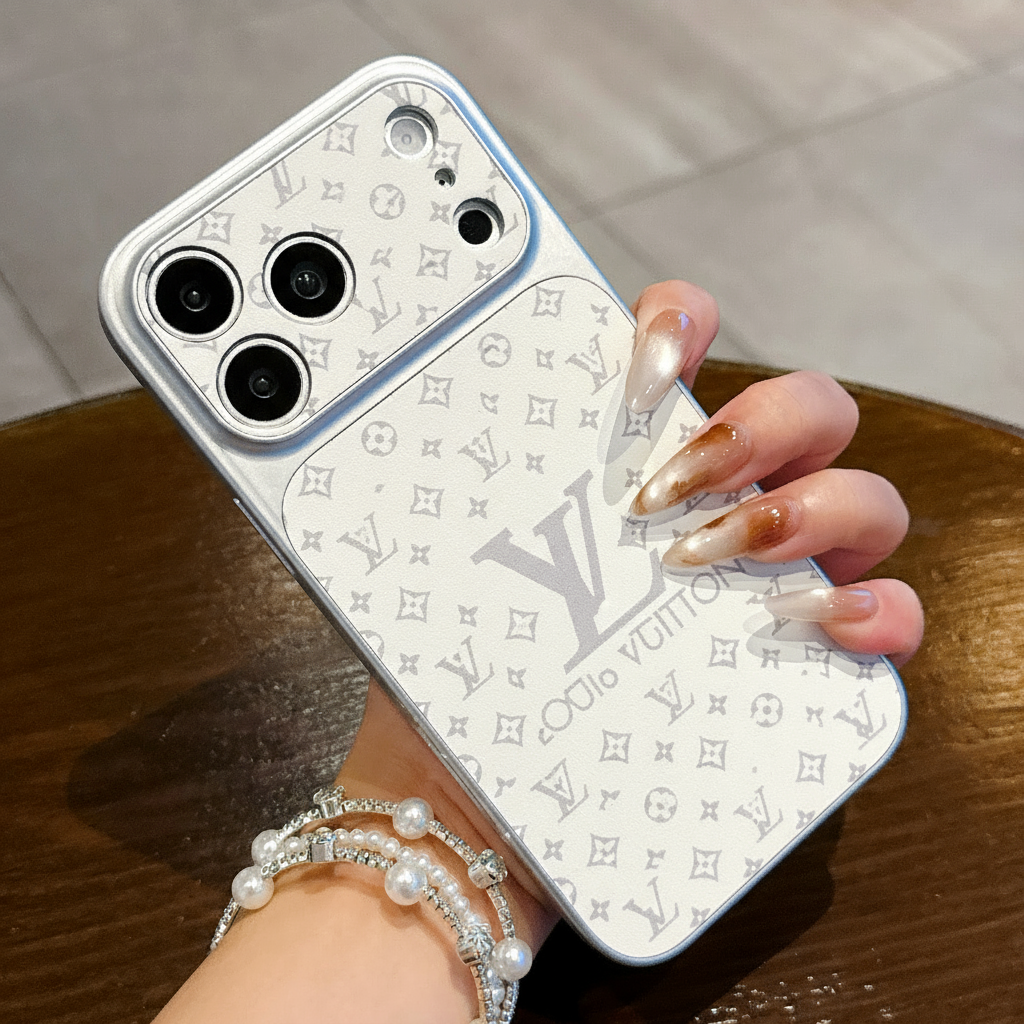 高級感のあるエンボス柄iPhoneケース