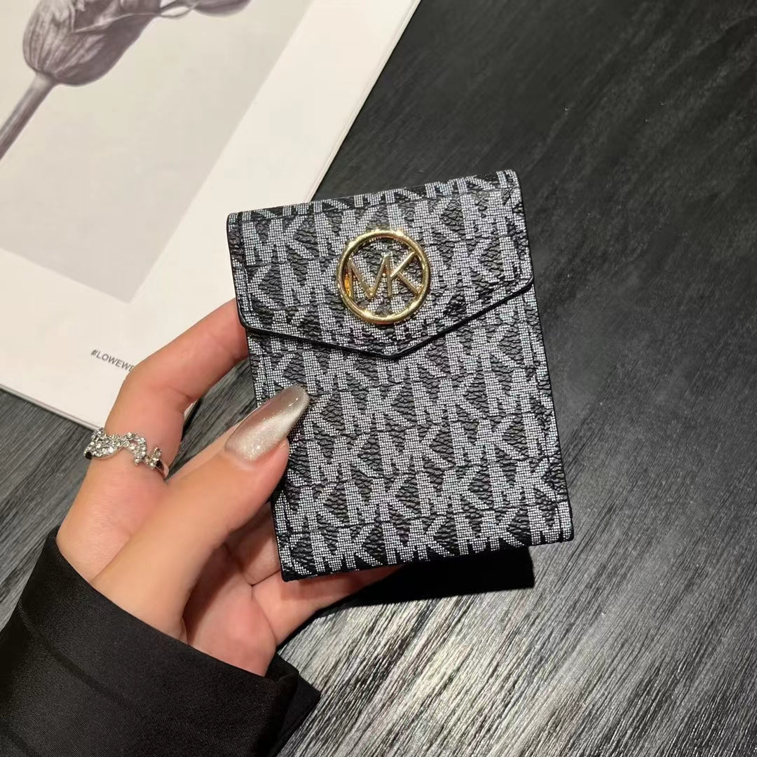 Só MK & CO - Sparán Sealbhóir Cárta Monagram Inspreagtha