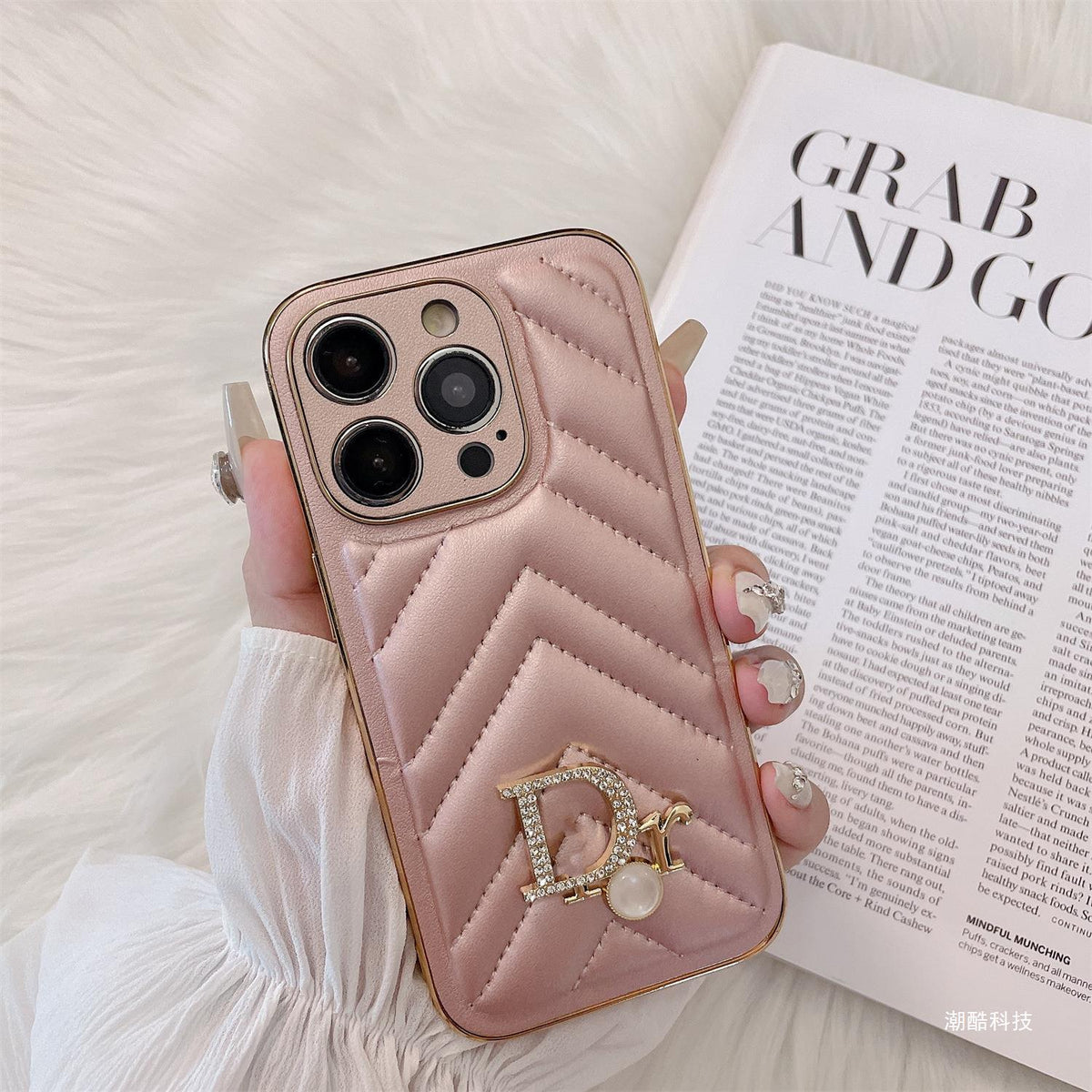 Funda de iPhone con cojín de aire de moda
