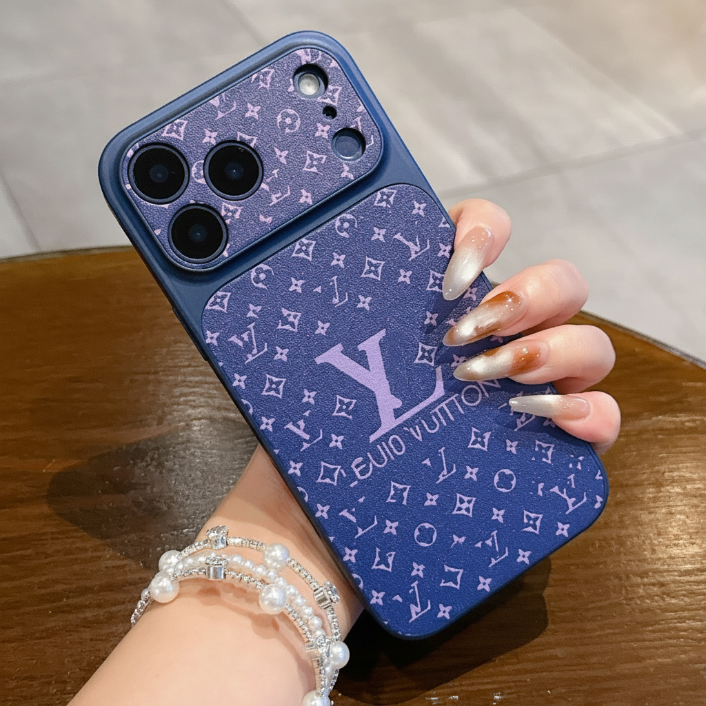 高級感のあるエンボス柄iPhoneケース