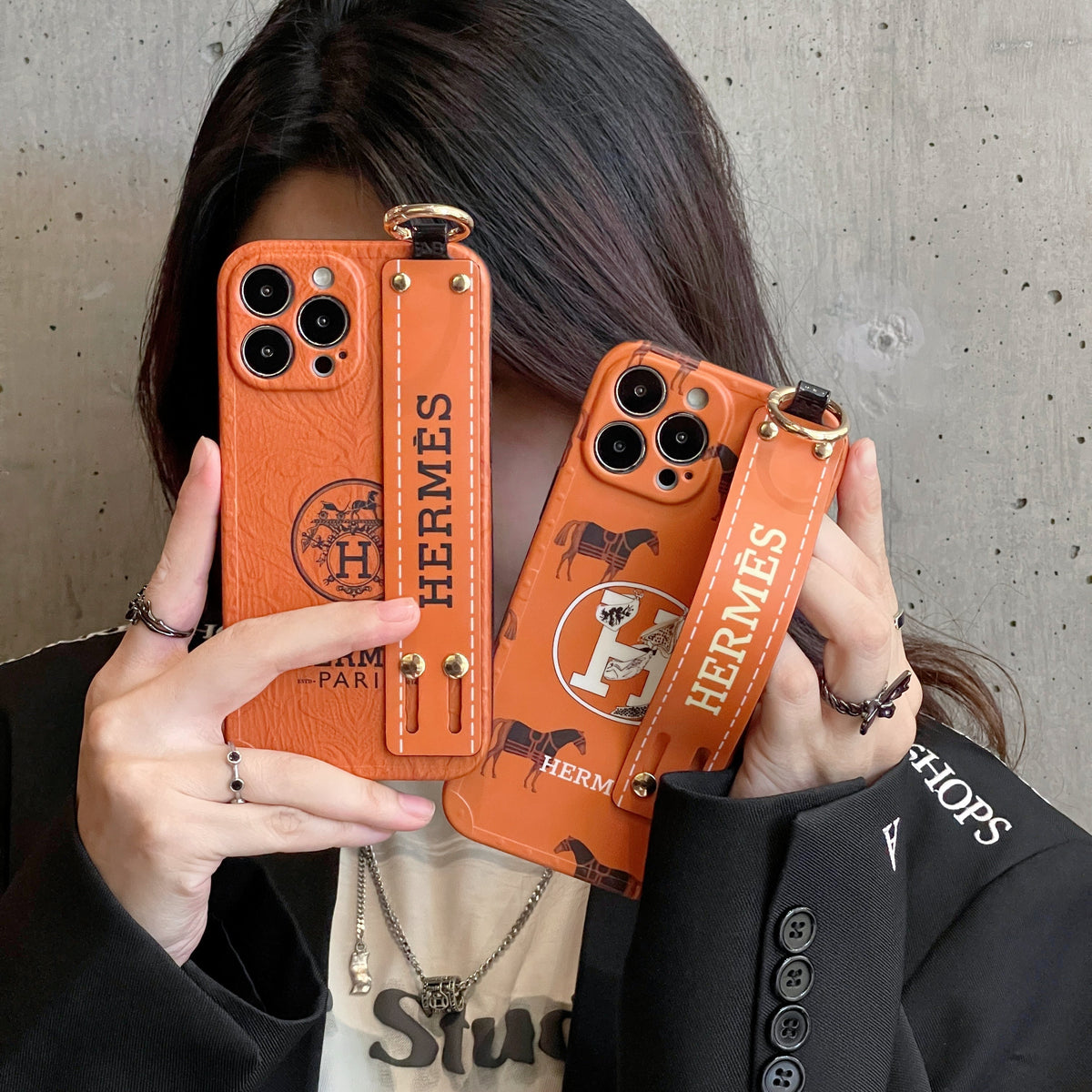 H リストバンド iPhone ケース