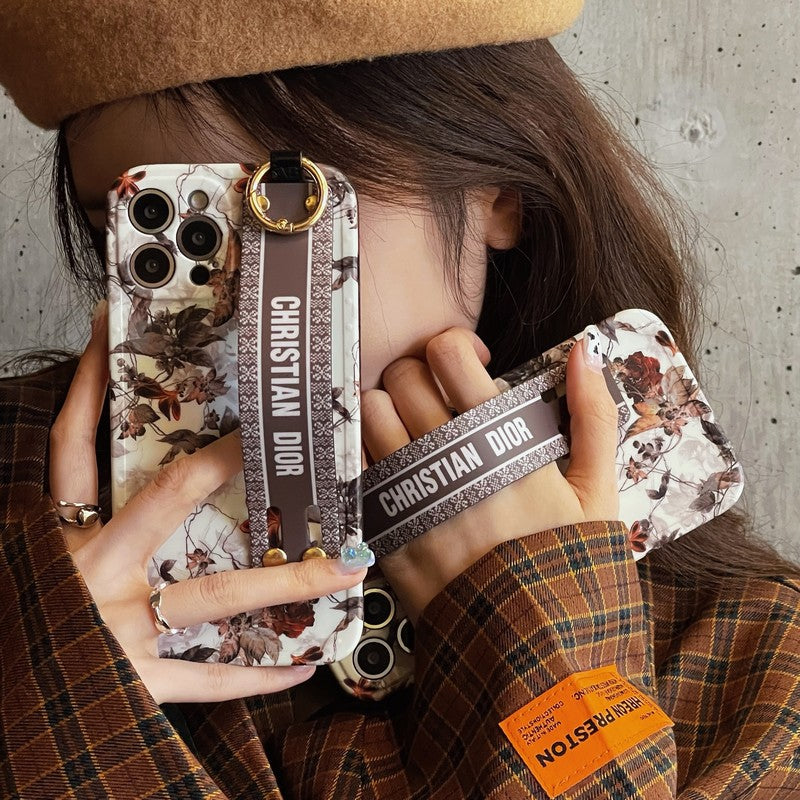 ファッションメープルリーフリストバンドiPhoneケース