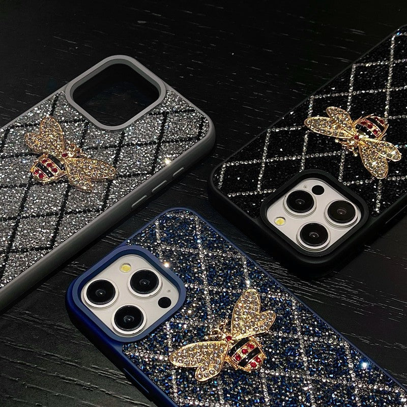 Premium Bee Diamond iPhone-hoesje