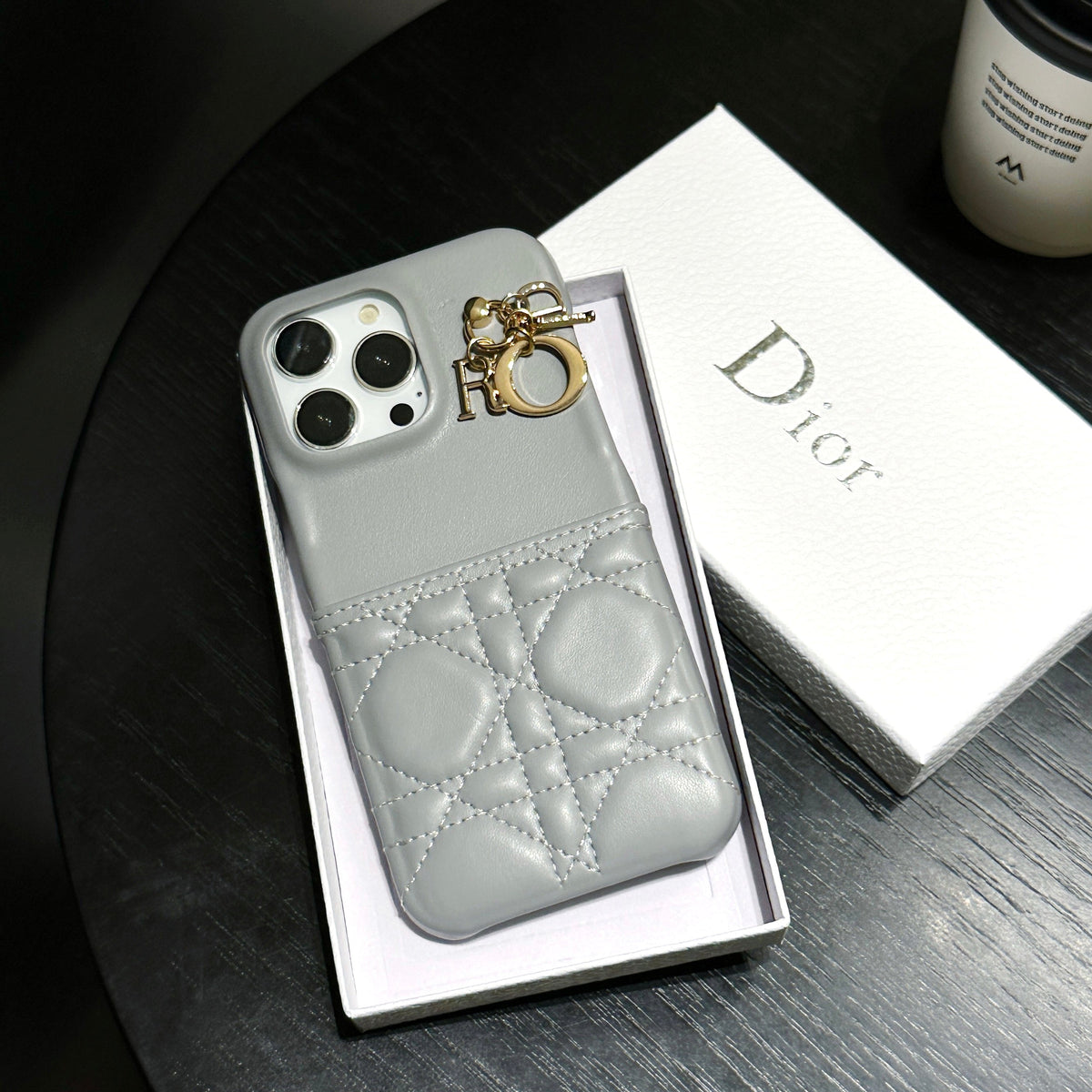 Capa de couro da moda para iPhone