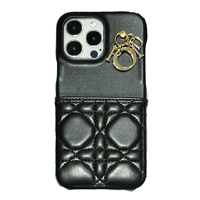 Capa de couro da moda para iPhone