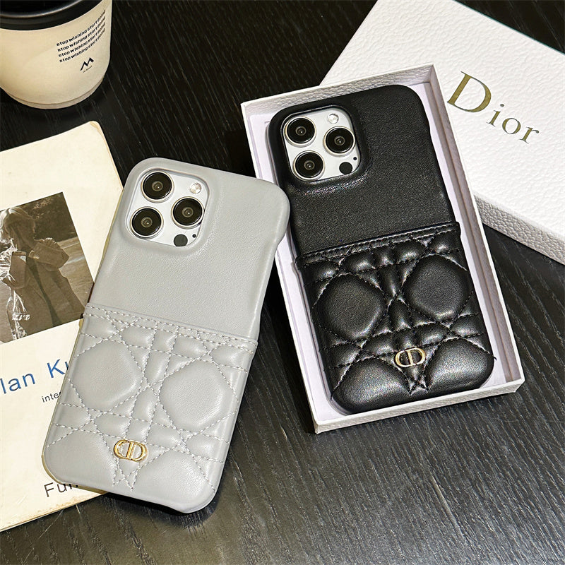 Capa de couro da moda para iPhone