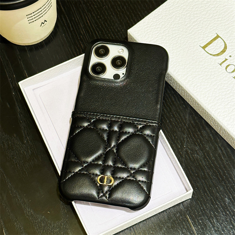 Capa de couro da moda para iPhone