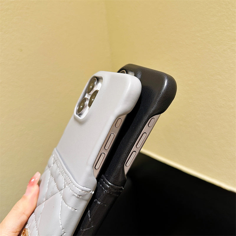 Capa de couro da moda para iPhone