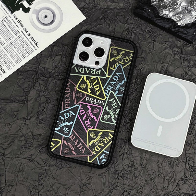Luxe zwart iPhone-hoesje