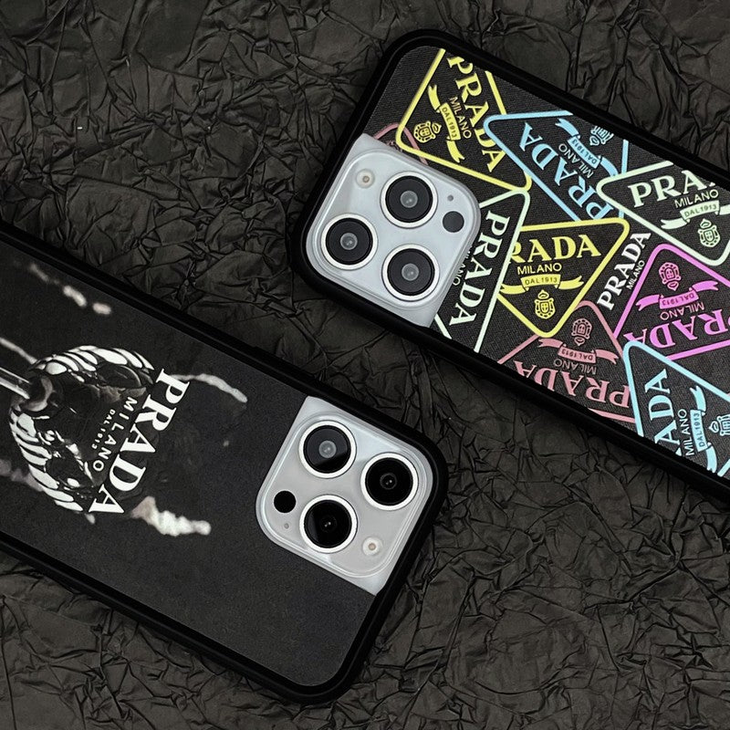 Luxe zwart iPhone-hoesje