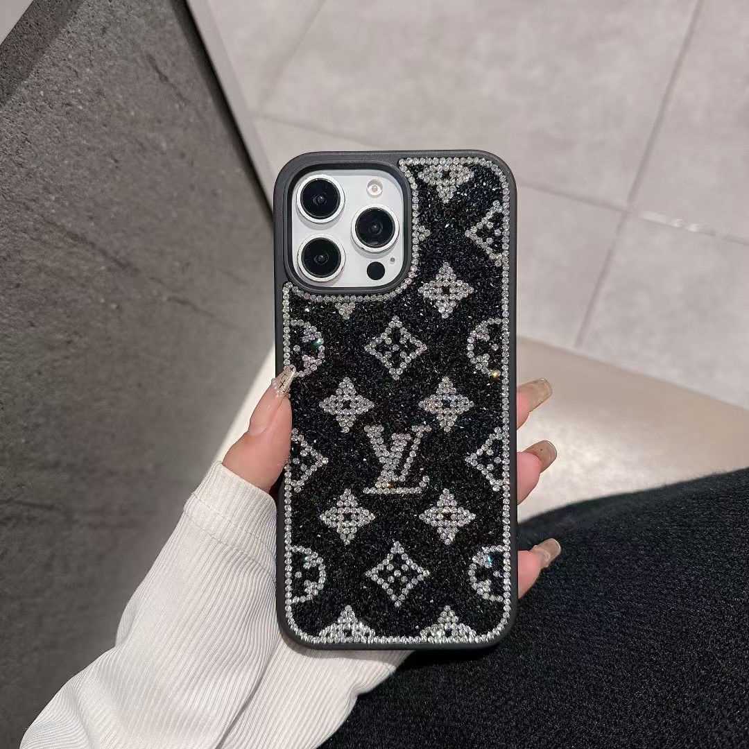 Funda para iPhone inspirada en Y - S - L holográfica con purpurina de lujo - Edición Diamond Shine