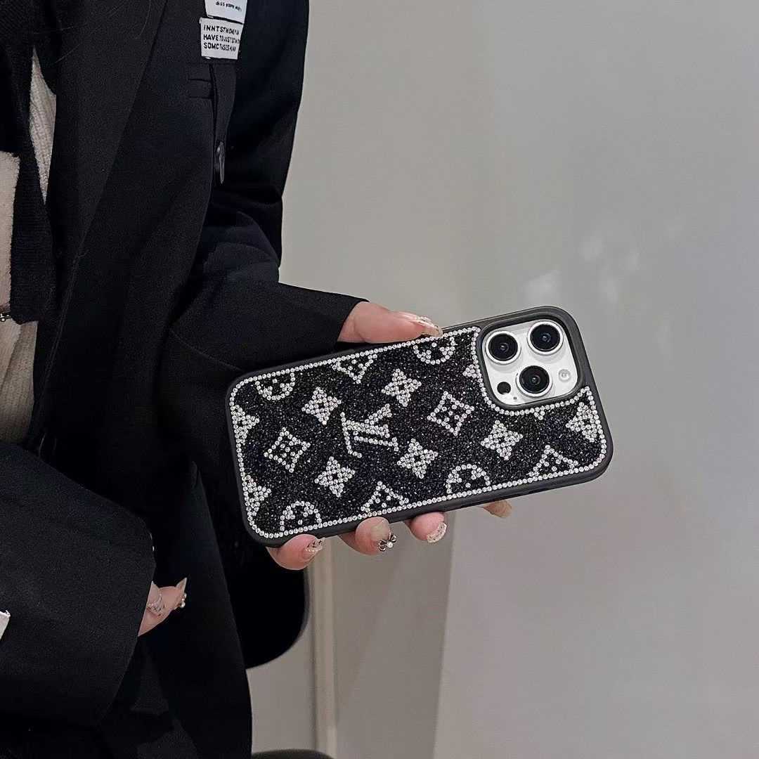 ラグジュアリーグリッターホログラフィックY-S-L-Inspired iPhoneケース – ダイヤモンドシャインエディション