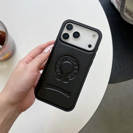 Premium kunstleer iPhone-hoesje