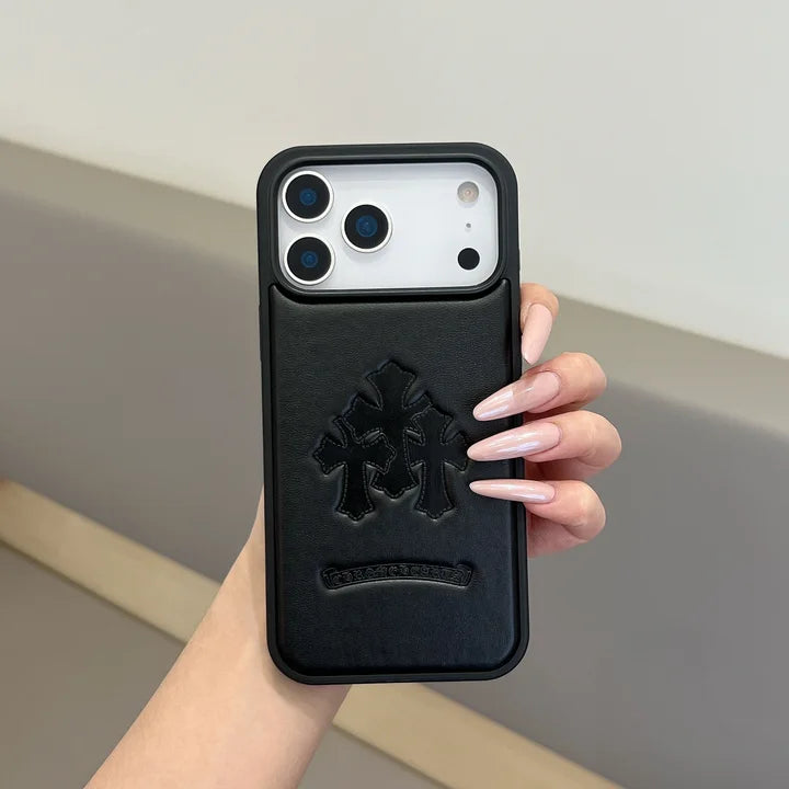 Premium kunstleer iPhone-hoesje