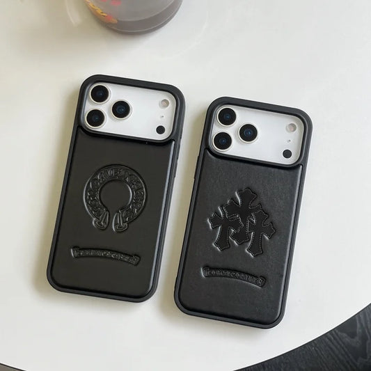 Premium kunstleer iPhone-hoesje