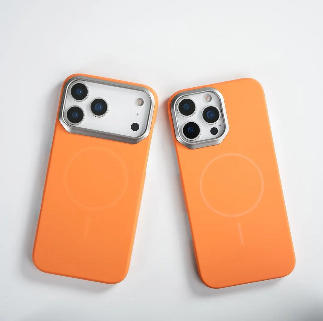 Nueva funda delgada para teléfono magnético de tacto desnudo 08