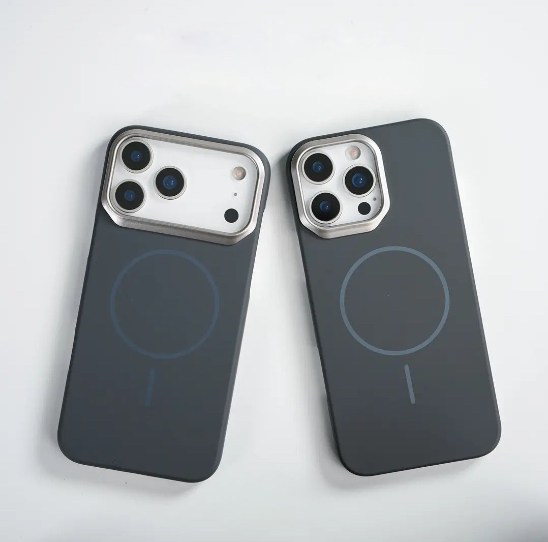 Nueva funda delgada para teléfono magnético de tacto desnudo 08