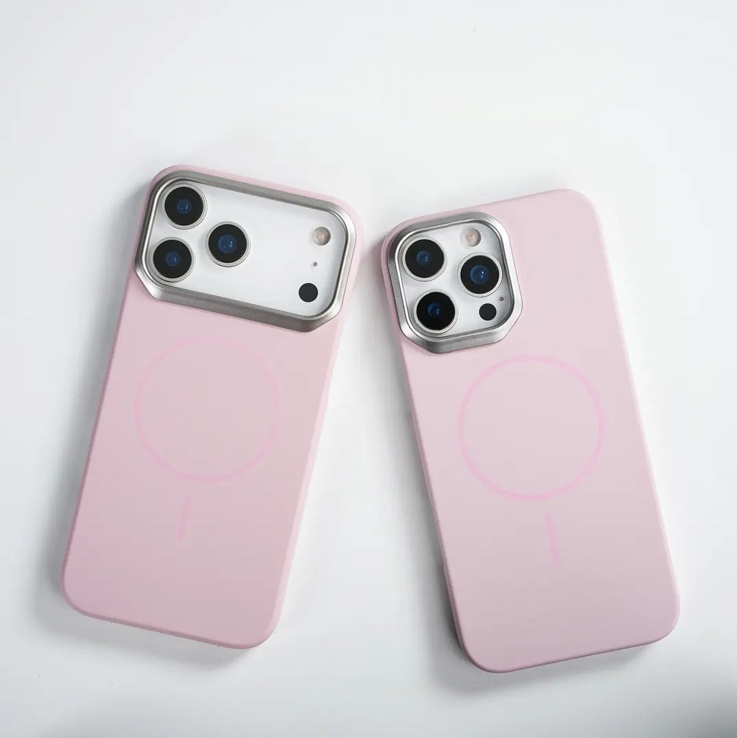 Nueva funda delgada para teléfono magnético de tacto desnudo 08