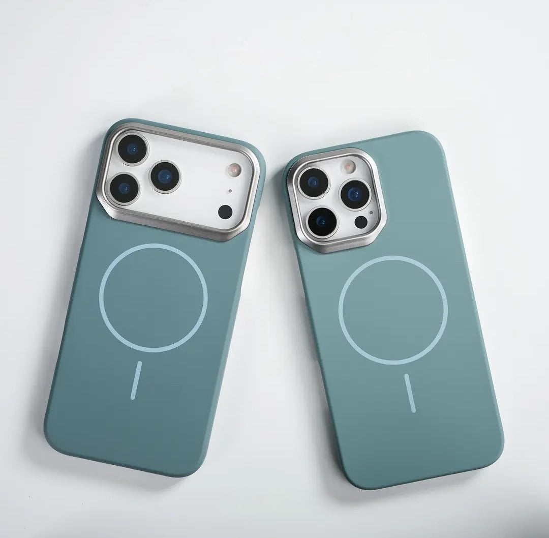Nueva funda delgada para teléfono magnético de tacto desnudo 08