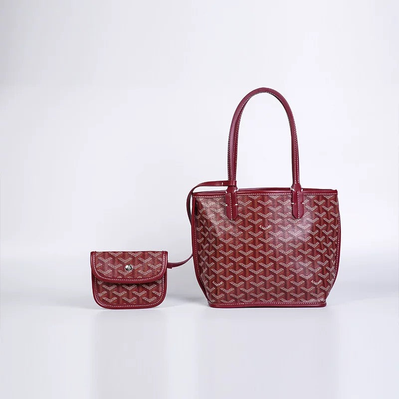 Parisian Luxury Geometric Tote Bag – Elegant & Allsidig 013