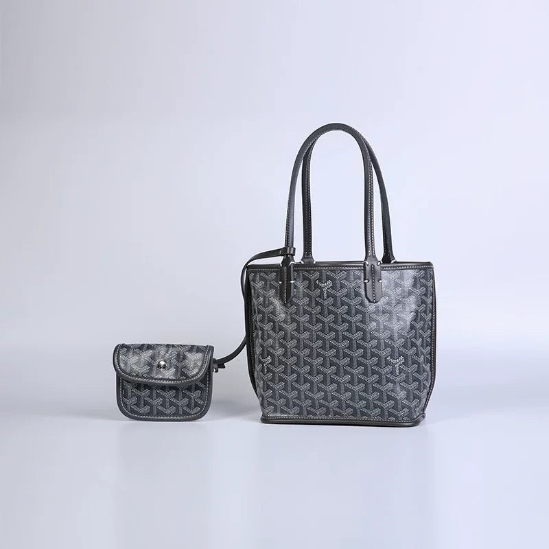 Parisian Luxury Geometric Tote Bag – Elegant & Allsidig 013