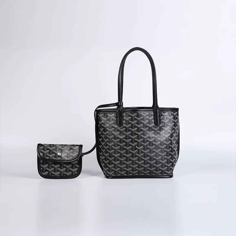Parisian Luxury Geometric Tote Bag – Elegant & Allsidig 013