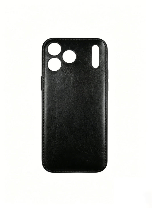 Kakavy Handcrafted Vegetable-Tanned Leather iPhone Case – Vintage Patina Edition