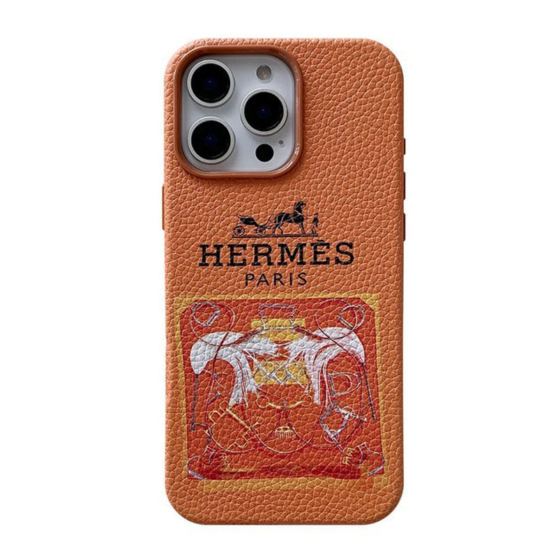 クラシックレザーiPhoneケース