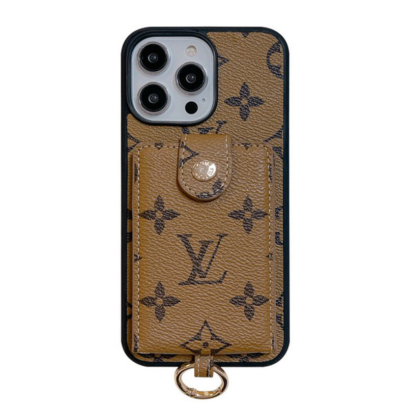 Luksus korttaske Klassisk farve iPhone etui
