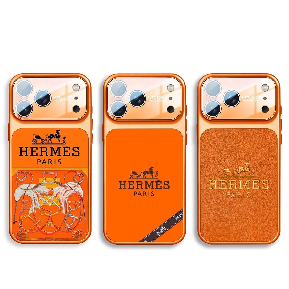 H ラグジュアリーオレンジシリーズ iPhone ケース