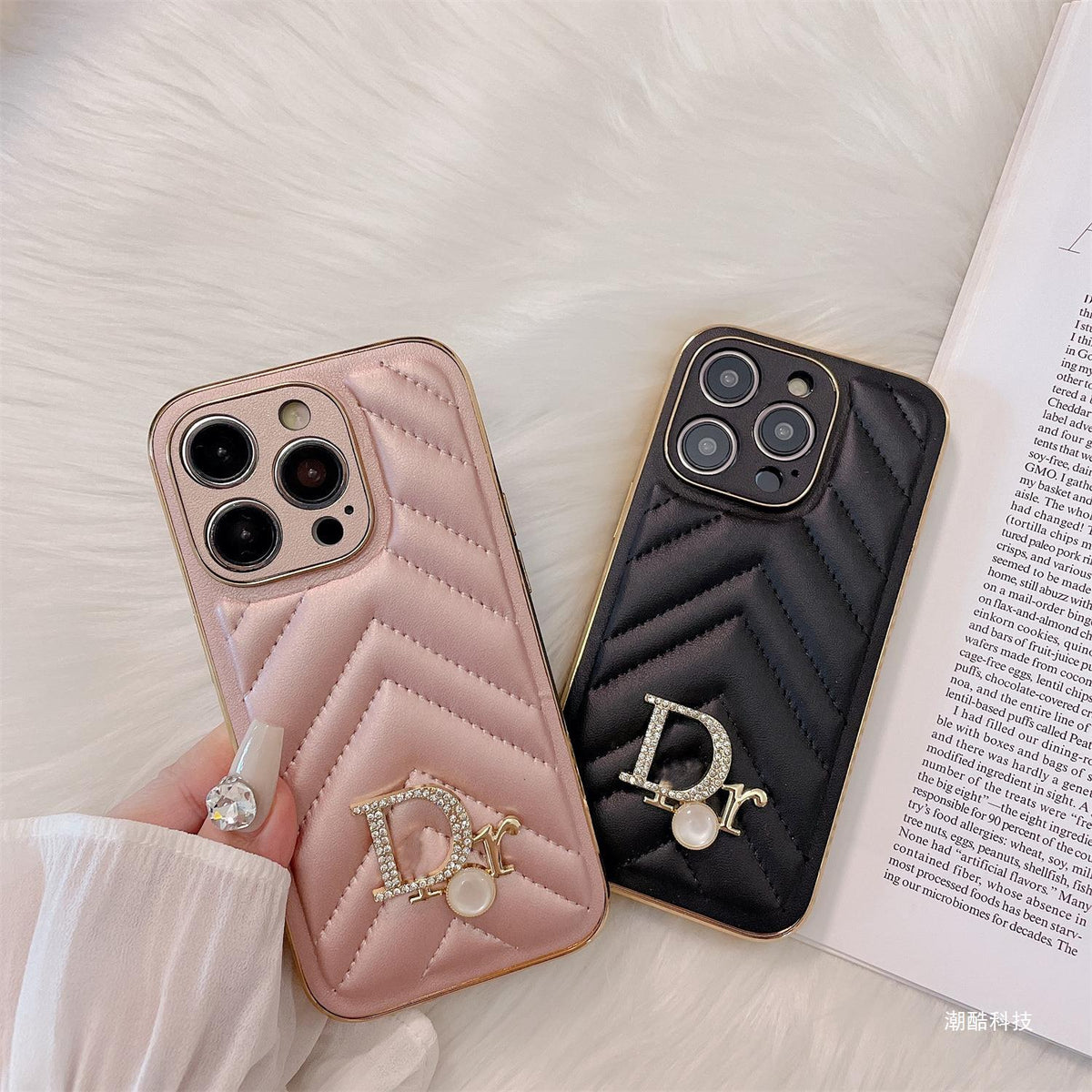 Funda de iPhone con cojín de aire de moda