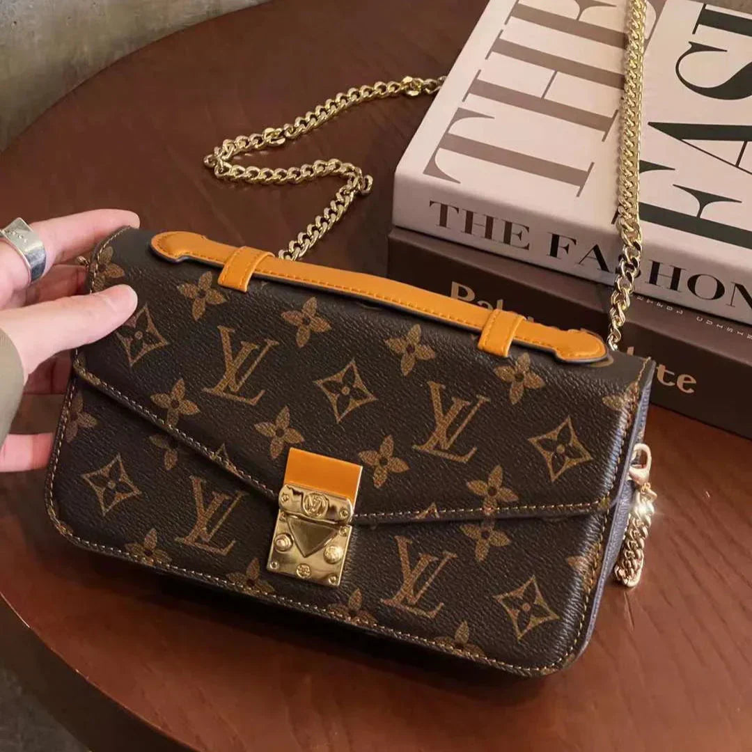 Monogram canvas tas Handheld Crossbody ketting mobiele telefoon