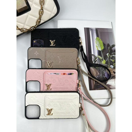 豪華4色カードバッグiPhoneケース