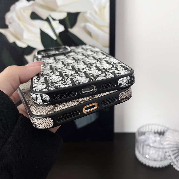 高級感のあるファブリックのスパークルサラウンドiPhoneケース