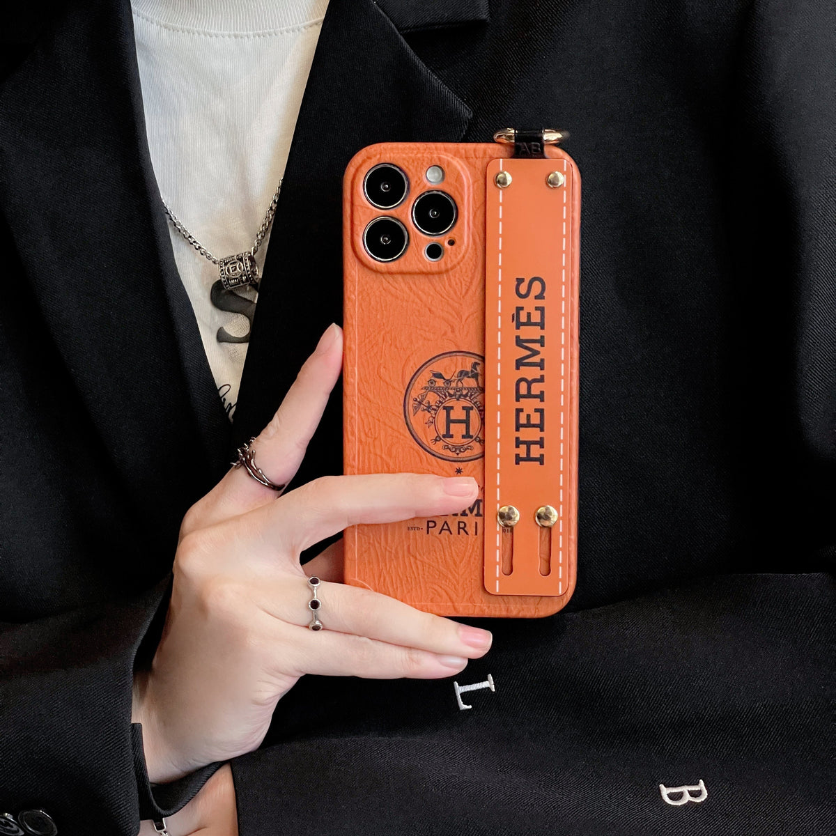 H リストバンド iPhone ケース
