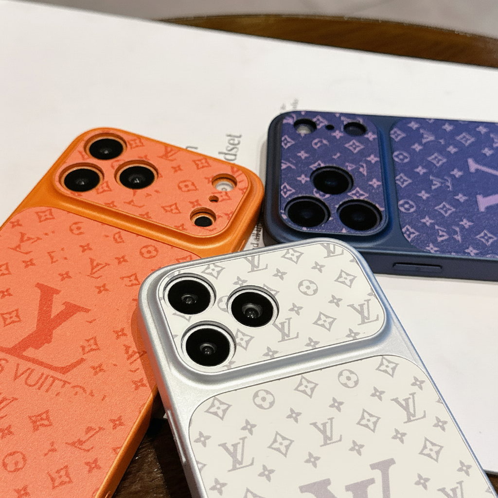 高級感のあるエンボス柄iPhoneケース