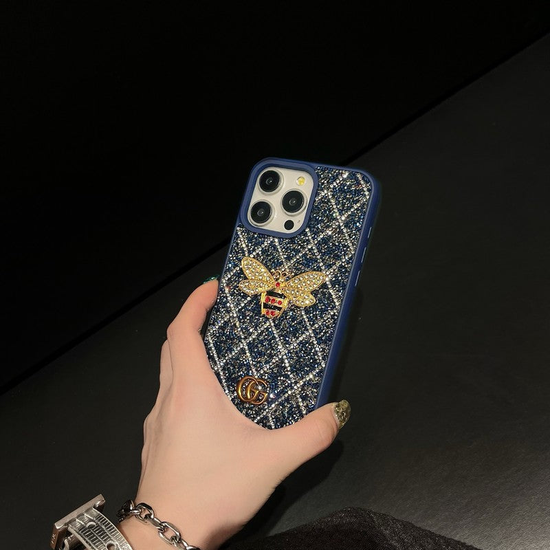 Premium Bee Diamond iPhone-hoesje