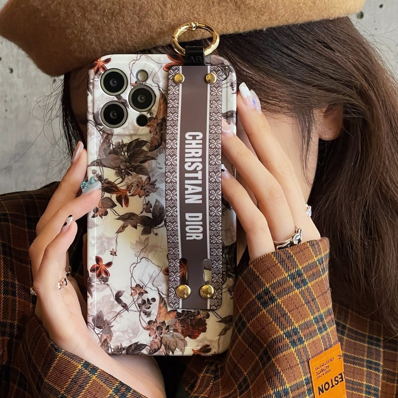 ファッションメープルリーフリストバンドiPhoneケース