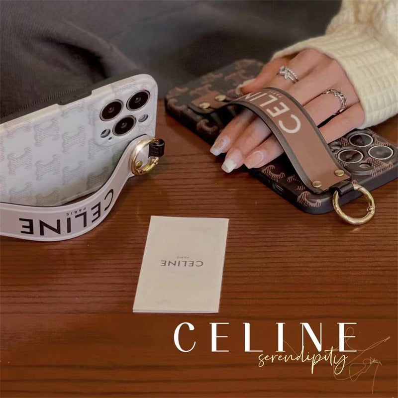 Capa para iPhone com pulseira de moda