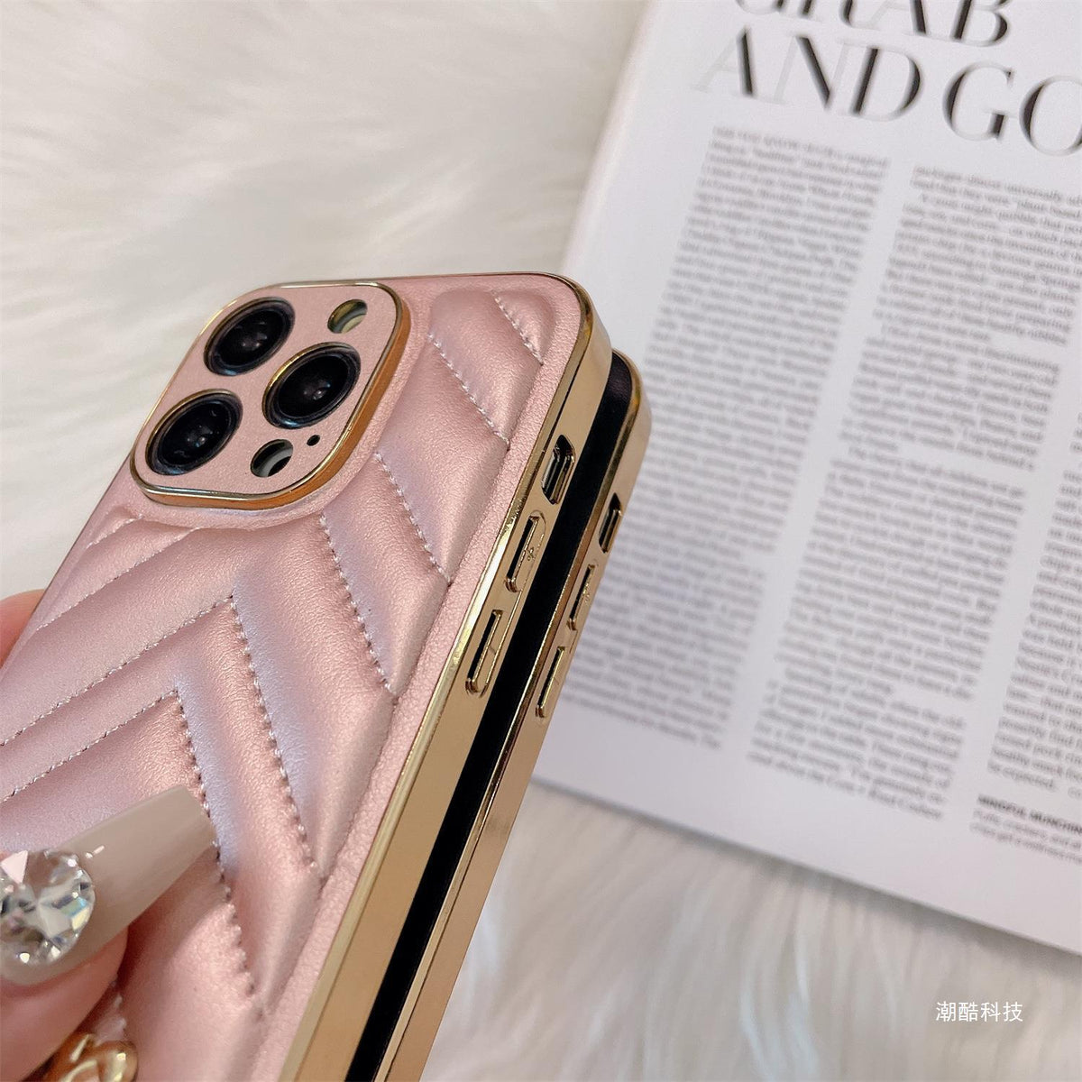 Funda de iPhone con cojín de aire de moda
